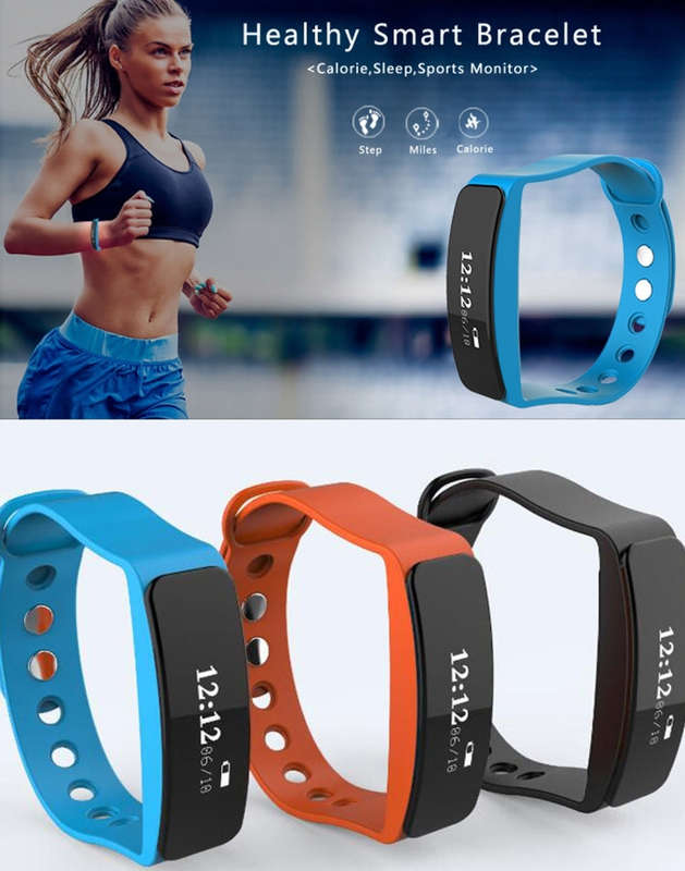 TLW05 0.86 inch OLED Display Bluetooth Smart Bracelet, IP66 Waterproof Support Pedometer / Calls ...