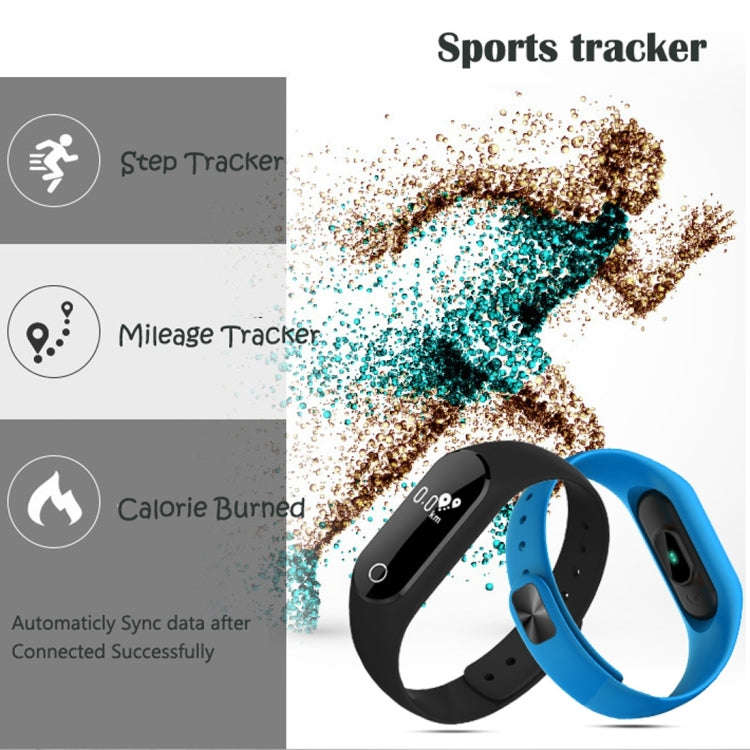 TLW25 0.42 inch OLED Display Bluetooth Smart Bracelet, IP66 Waterproof, Support Heart Rate Monito...