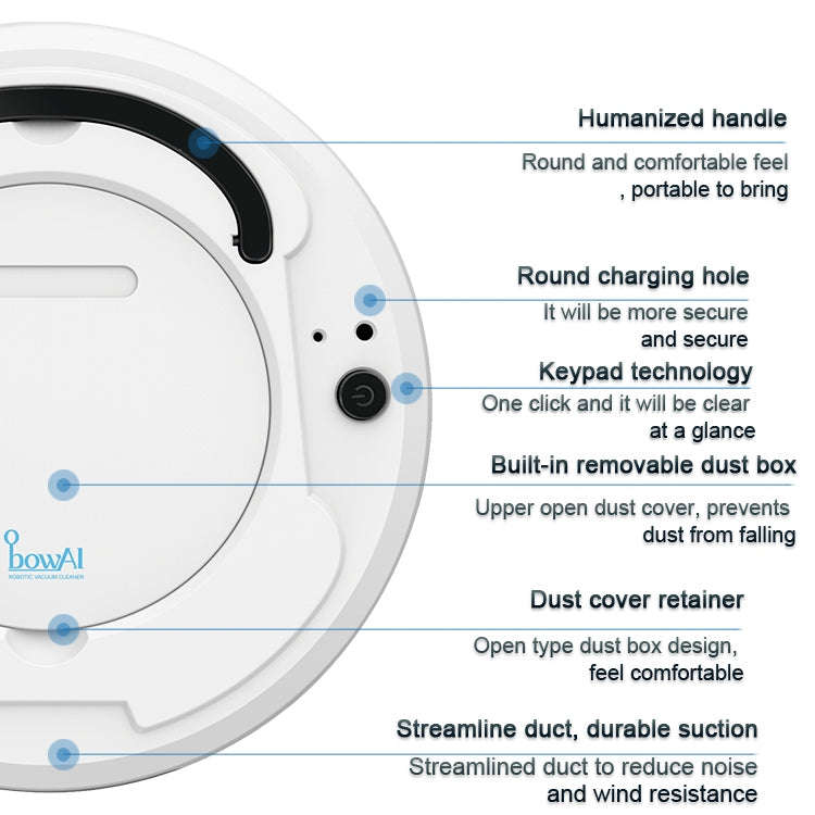 1800Pa Large Suction Smart Household Vacuum Cleaner Clean Robot