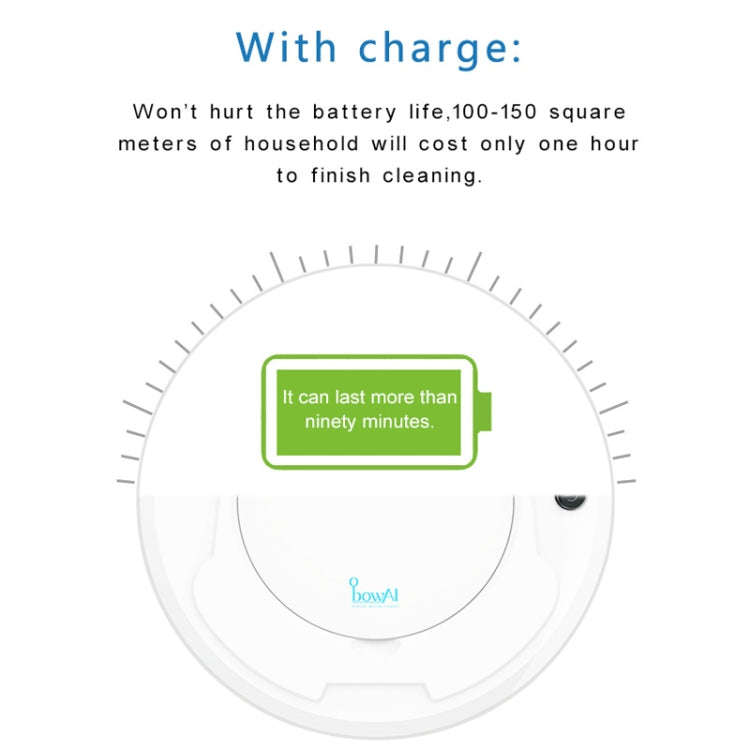 1800Pa Large Suction Smart Household Vacuum Cleaner Clean Robot