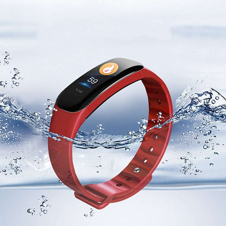 C1S 0.96 inches IPS Color Screen Smart Bracelet IP67 Waterproof, Support Call Reminder /Heart Rat...