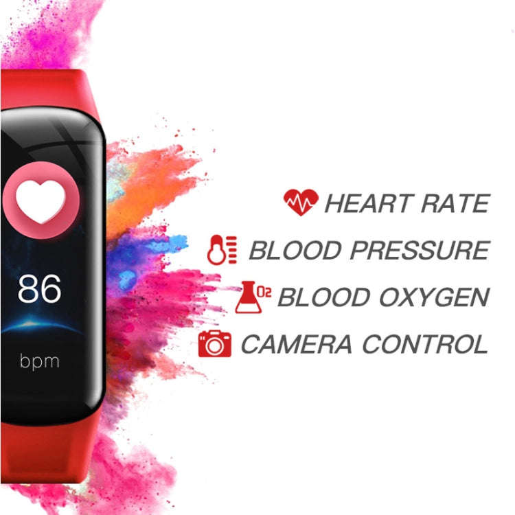 C1S 0.96 inches IPS Color Screen Smart Bracelet IP67 Waterproof, Support Call Reminder /Heart Rat...