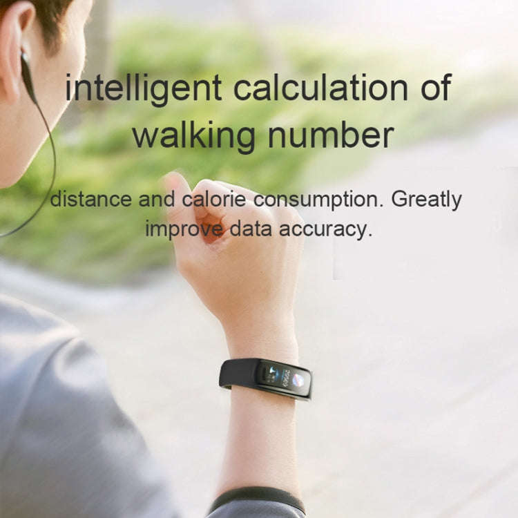 C1S 0.96 inches IPS Color Screen Smart Bracelet IP67 Waterproof, Support Call Reminder /Heart Rat...
