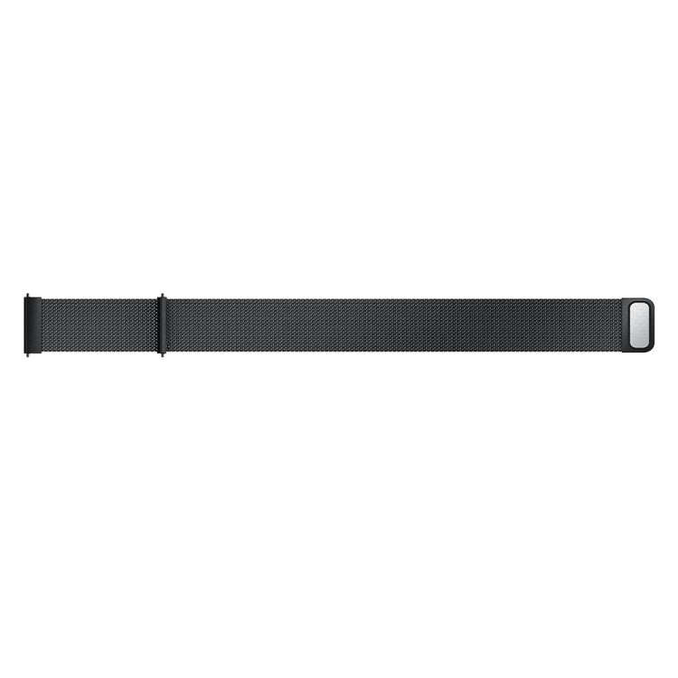Milanis Magnetic Stainless Steel Mesh Wrist Strap WatchBand for Galaxy Watch Active 20mm(Black)