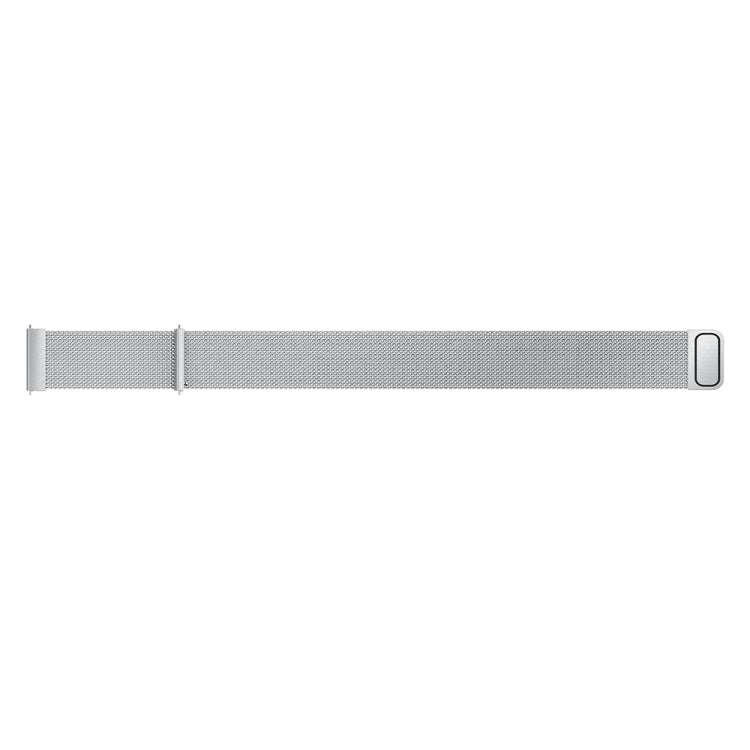 Milanis Magnetic Stainless Steel Mesh Wrist Strap WatchBand for Galaxy Watch Active 20mm(Silver)