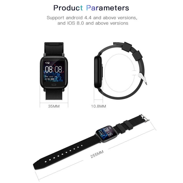 G20 1.3 inch TFT Color Screen Smart Bracelet IP67 Waterproof, Support Call Reminder/ Heart Rate M...