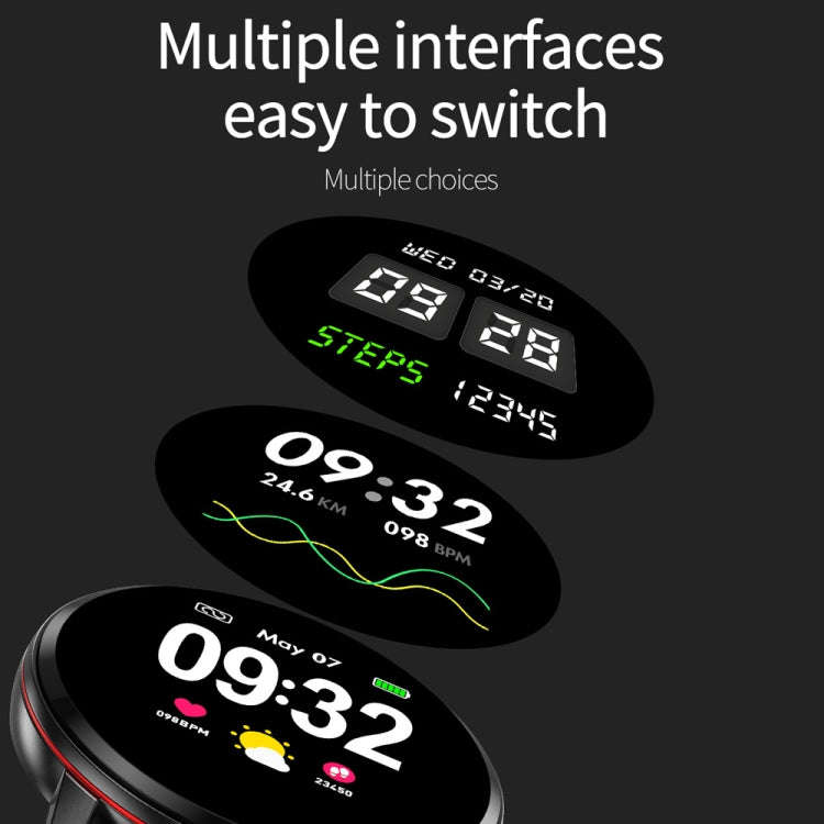 S01 1.22 inch IPS Display Color Screen Smart Bracelet IP67 Waterproof, Support Call Reminder/ Hea...
