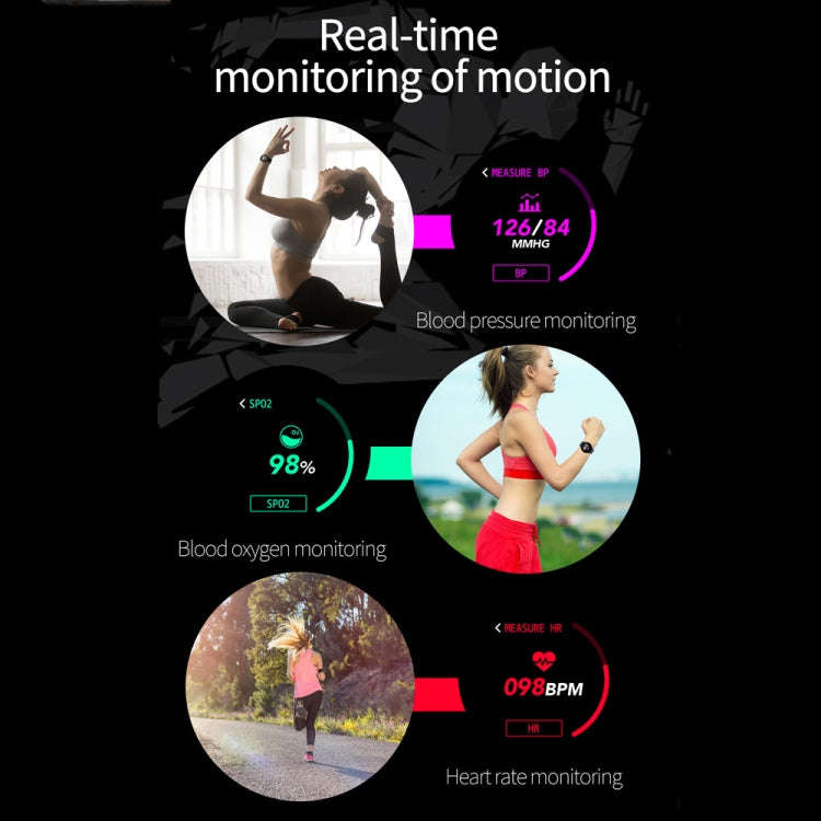 S01 1.22 inch IPS Display Color Screen Smart Bracelet IP67 Waterproof, Support Call Reminder/ Hea...