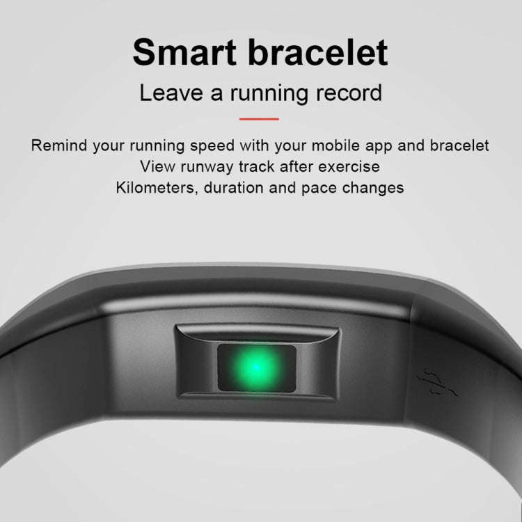 CK17S 0.96 inches IPS Screen Smart Bracelet IP67 Waterproof, Support Call Reminder / Heart Rate M...