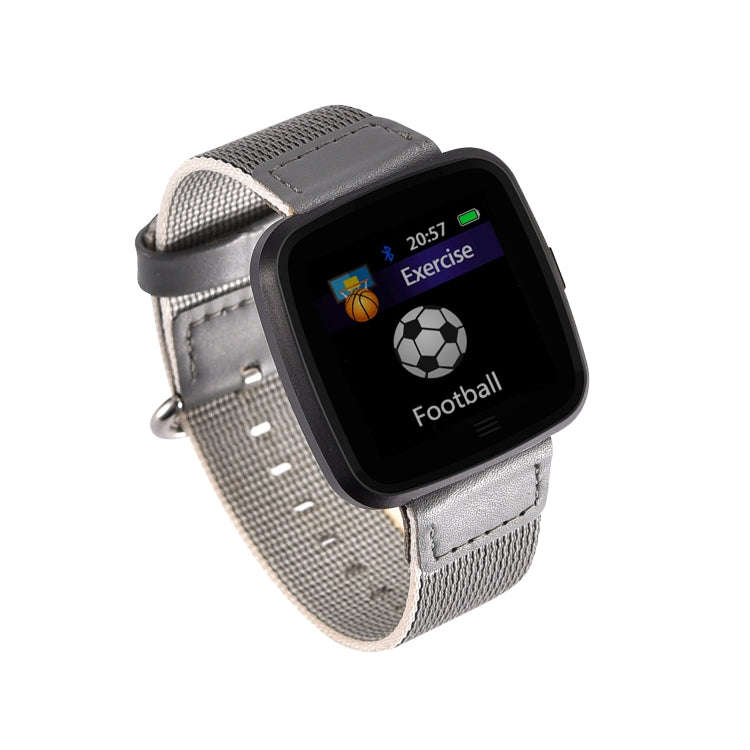 DTNO.1 G12 1.3 inches OLED Color Screen Smart Bracelet IP67 Waterproof, Nylon Watchband, Support ...