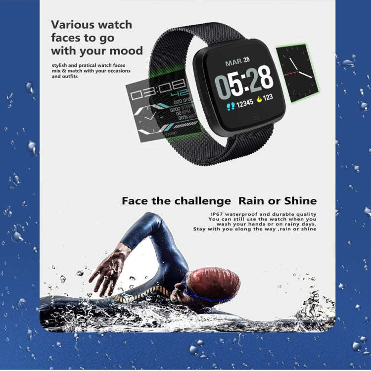 DTNO.1 G12 1.3 inches OLED Color Screen Smart Bracelet IP67 Waterproof, Nylon Watchband, Support ...