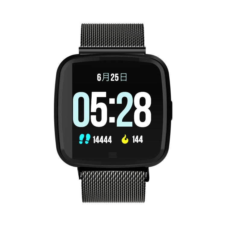 DTNO.1 G12 1.3 inches OLED Color Screen Smart Bracelet IP67 Waterproof, Steel Watchband, Support ...