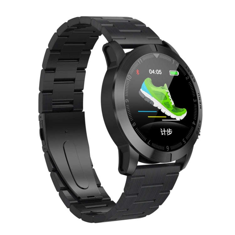 DTNO.1 S10 1.3 inches TFT Color Screen Smart Bracelet IP68 Waterproof, Steel Watchband, Support C...