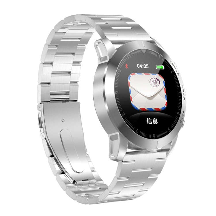 DTNO.1 S10 1.3 inches TFT Color Screen Smart Bracelet IP68 Waterproof, Steel Watchband, Support C...