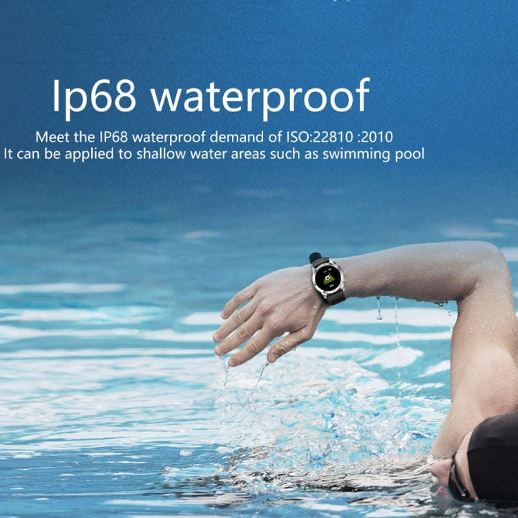 DTNO.1 S10 1.3 inches TFT Color Screen Smart Bracelet IP68 Waterproof, Silicone Watchband, Suppor...