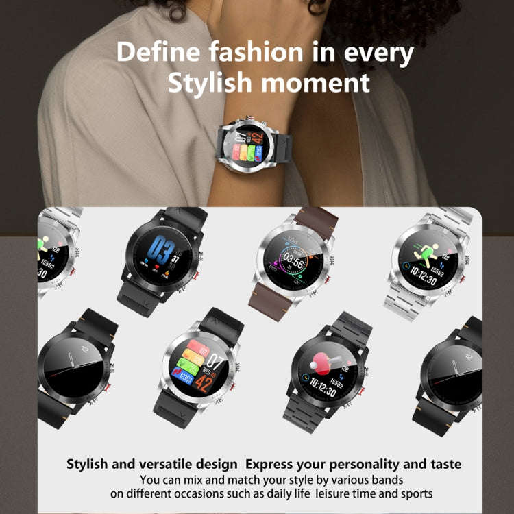 DTNO.1 S10 1.3 inches TFT Color Screen Smart Bracelet IP68 Waterproof, Silicone Watchband, Suppor...