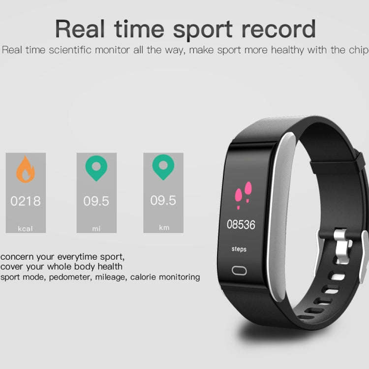 B11 0.96 inches IPS Color Screen Smart Bracelet IP67 Waterproof, Support Call Reminder /Heart Rat...