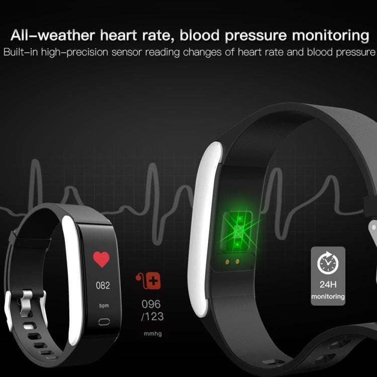 B11 0.96 inches IPS Color Screen Smart Bracelet IP67 Waterproof, Support Call Reminder /Heart Rat...
