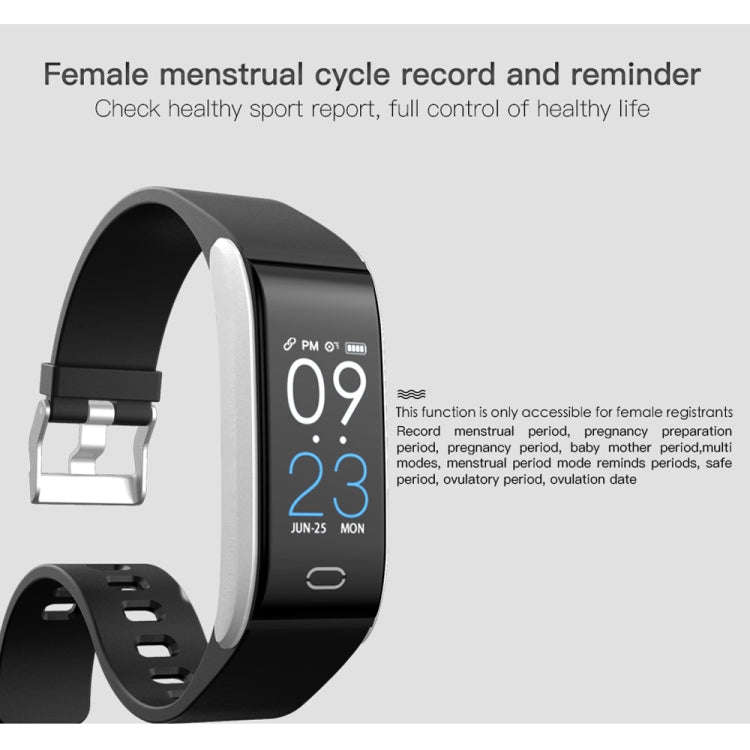 B11 0.96 inches IPS Color Screen Smart Bracelet IP67 Waterproof, Support Call Reminder /Heart Rat...