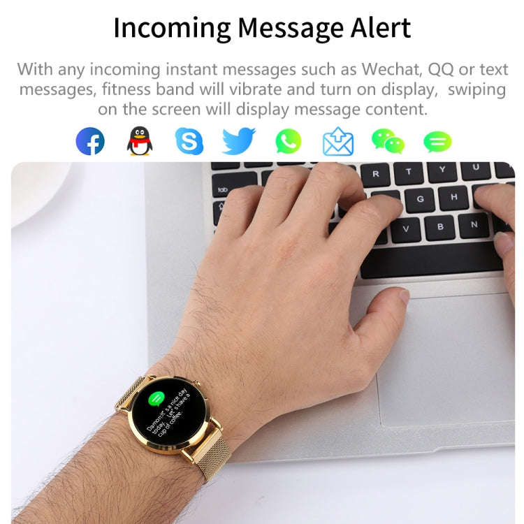 CV08C 1.0 inches TN Color Screen Smart Bracelet IP67 Waterproof, Silicone Watchband, Support Call...