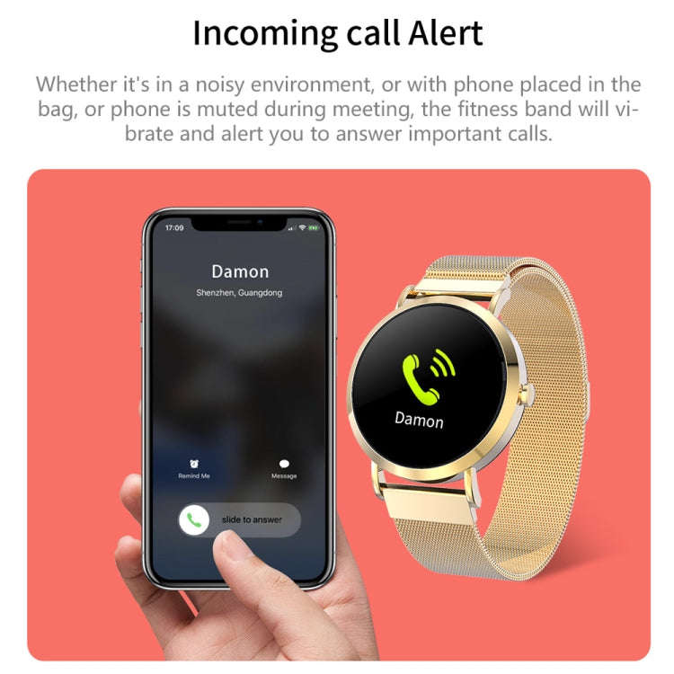 CV08C 1.0 inches TN Color Screen Smart Bracelet IP67 Waterproof, Silicone Watchband, Support Call...
