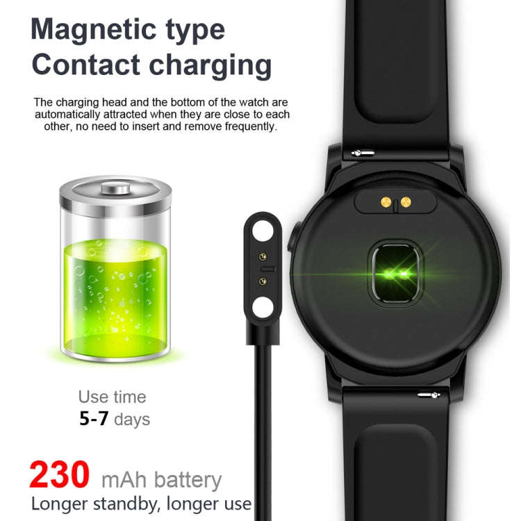 DK02 1.3 inches IPS Color Screen Smart Bracelet IP67 Waterproof, Support Call Reminder /Heart Rat...