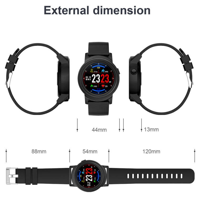 DK02 1.3 inches IPS Color Screen Smart Bracelet IP67 Waterproof, Support Call Reminder /Heart Rat...