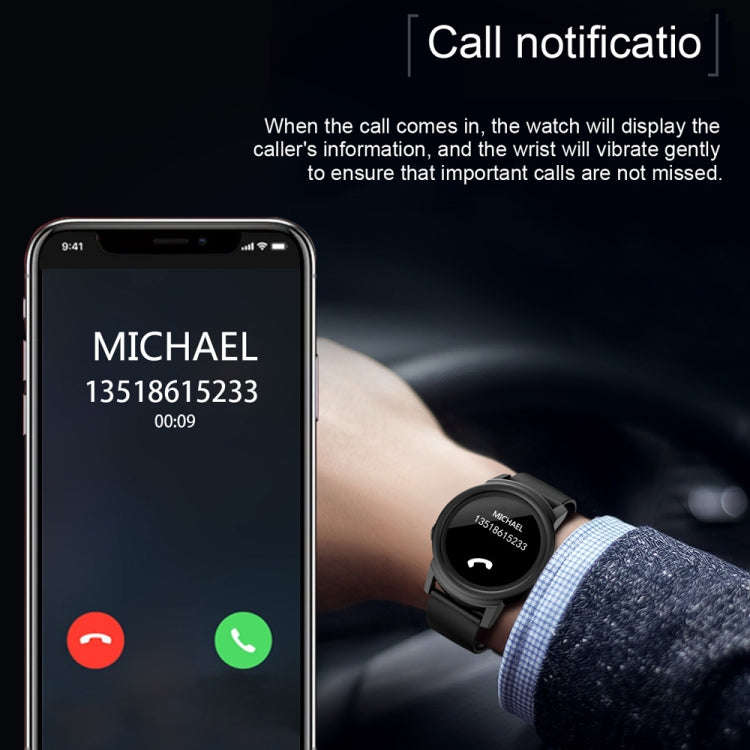 DK02 1.3 inches IPS Color Screen Smart Bracelet IP67 Waterproof, Support Call Reminder /Heart Rat...