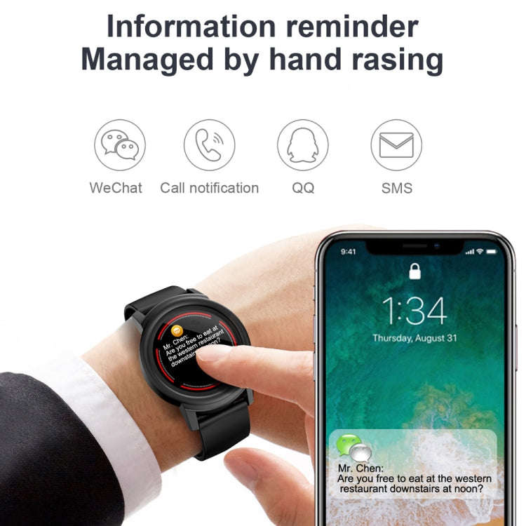 DK02 1.3 inches IPS Color Screen Smart Bracelet IP67 Waterproof, Support Call Reminder /Heart Rat...