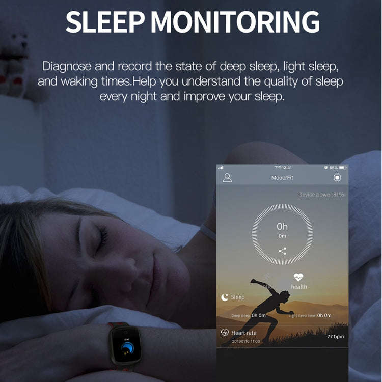 DK03 1.0 inches TFT Color Screen Smart Bracelet IP67 Waterproof, Support Call Reminder /Heart Rat...