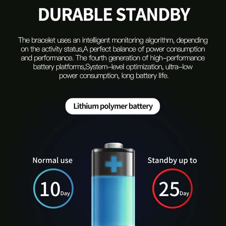 DK03 1.0 inches TFT Color Screen Smart Bracelet IP67 Waterproof, Support Call Reminder /Heart Rat...