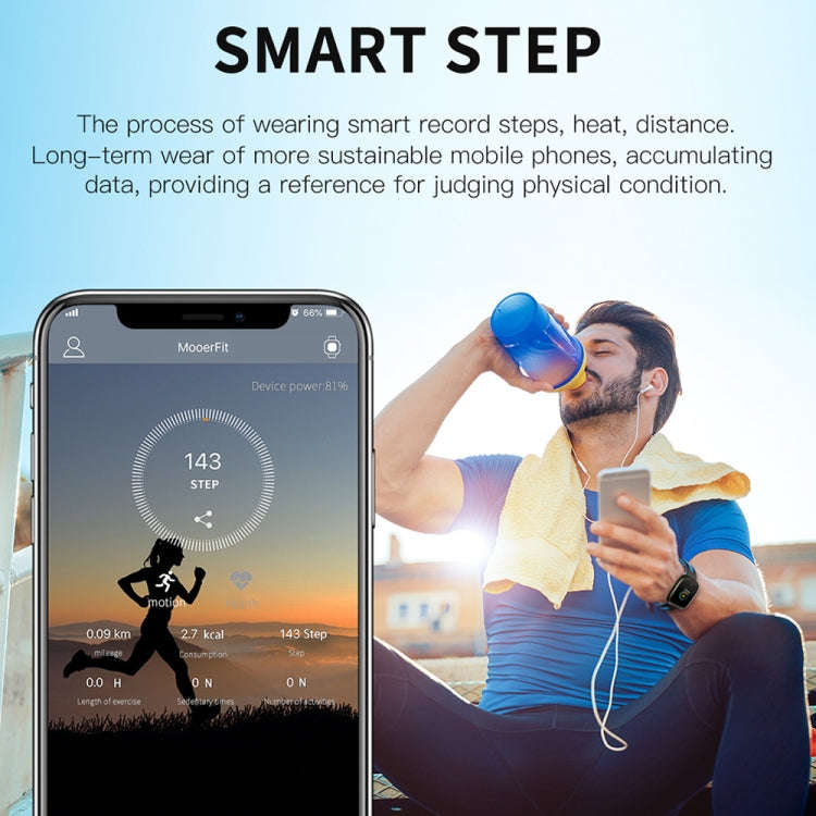 DK03 1.0 inches TFT Color Screen Smart Bracelet IP67 Waterproof, Support Call Reminder /Heart Rat...