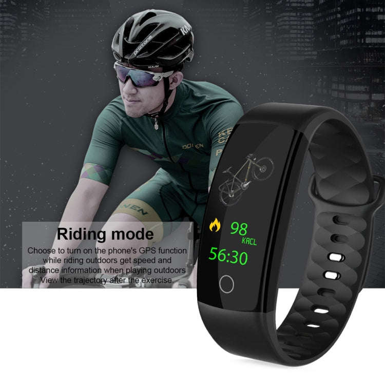 QS01 0.96 inches TFT Color Screen Smart Bracelet IP67 Waterproof, Support Call Reminder /Heart Ra...