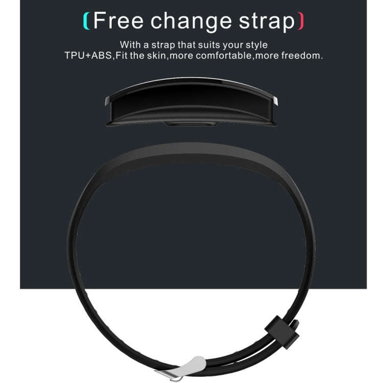 QS100 0.96 inches TFT Color Screen Smart Bracelet IP67 Waterproof, Support Call Reminder /Heart R...