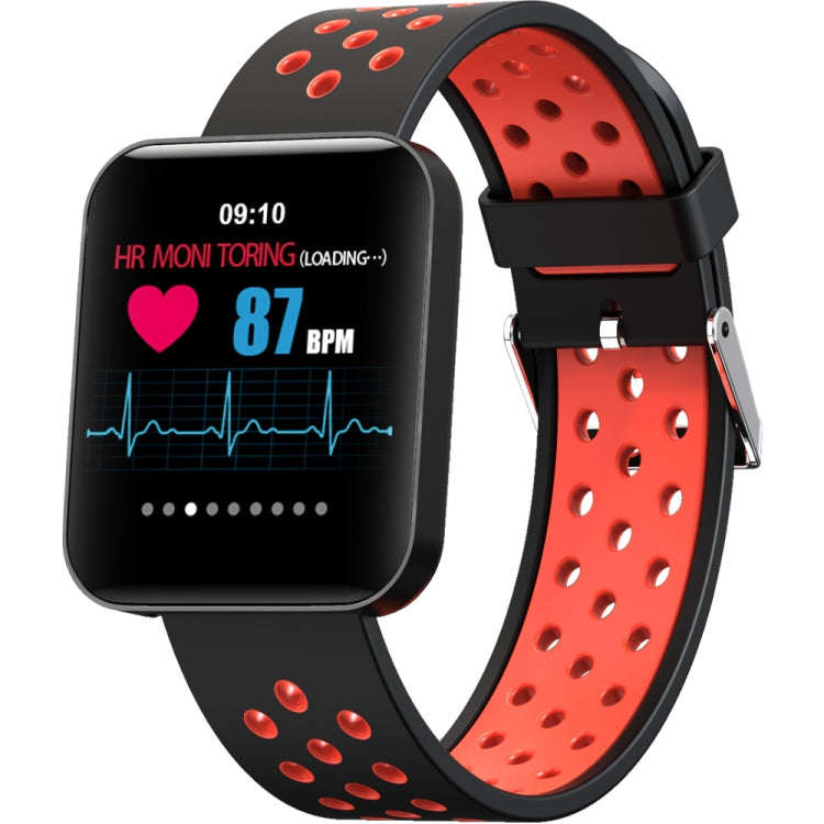 S88 1.54 inches TFT Color Screen Smart Bracelet IP67 Waterproof, Silicone Watchband, Support Call...