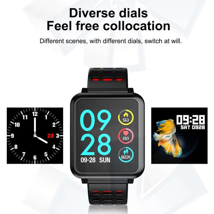 T2 1.3 inches TFT IPS Color Screen Smart Bracelet IP67 Waterproof, Support Call Reminder /Heart R...