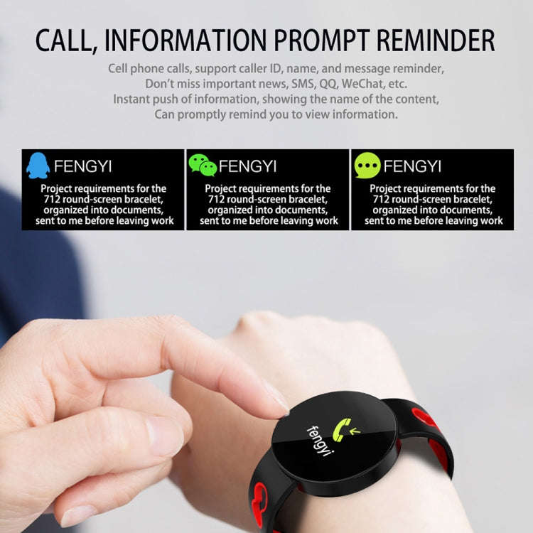 Z8 0.96 inches TFT Color Screen Smart Bracelet IP67 Waterproof, Silicone Watchband, Support Call ...