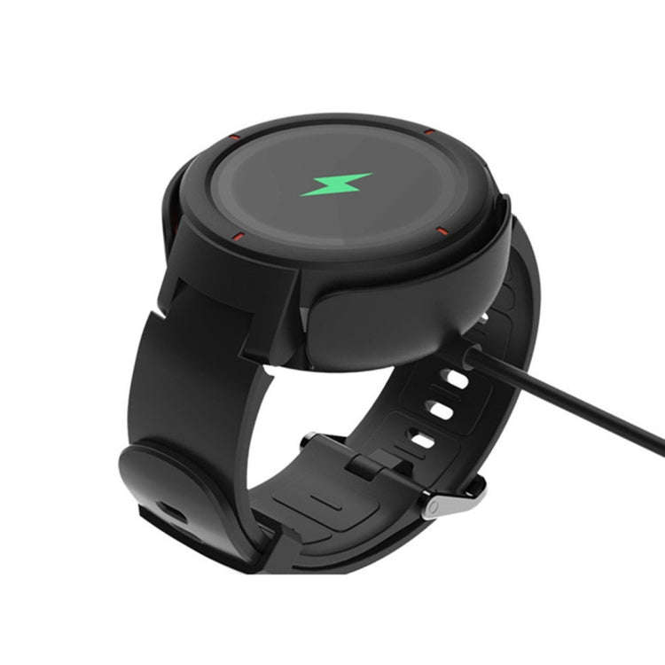 1m Portable Smart Watch Cradle Charger USB Charging Cable for Amazfit A1801(Black)