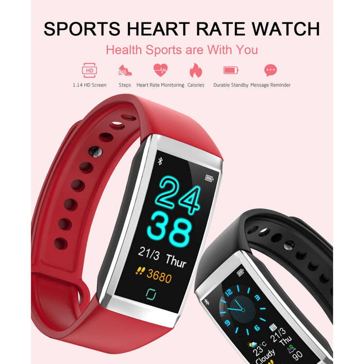 TD19 1.14 inches IPS Screen Smart Bracelet IP67 Waterproof, Support Call Reminder / Heart Rate Mo...