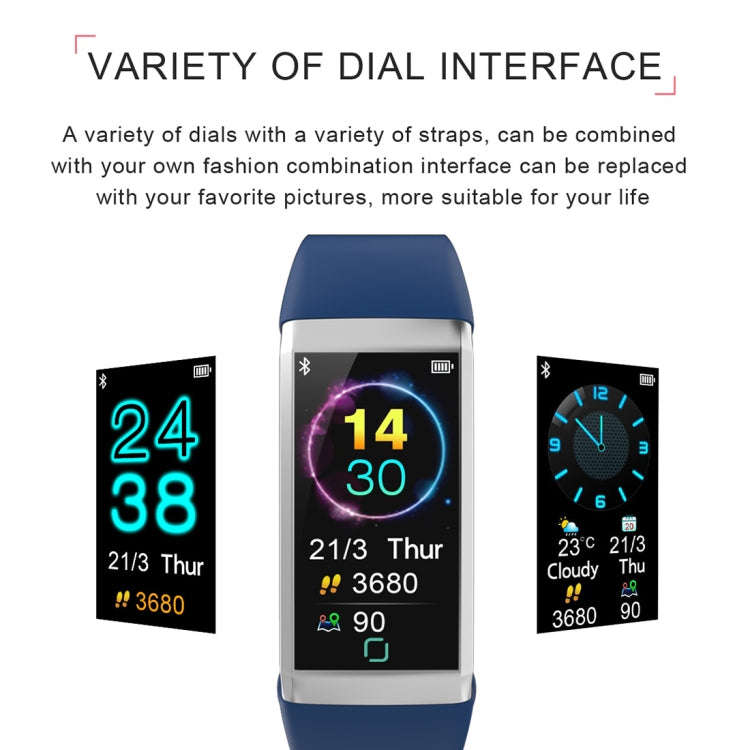 TD19 1.14 inches IPS Screen Smart Bracelet IP67 Waterproof, Support Call Reminder / Heart Rate Mo...