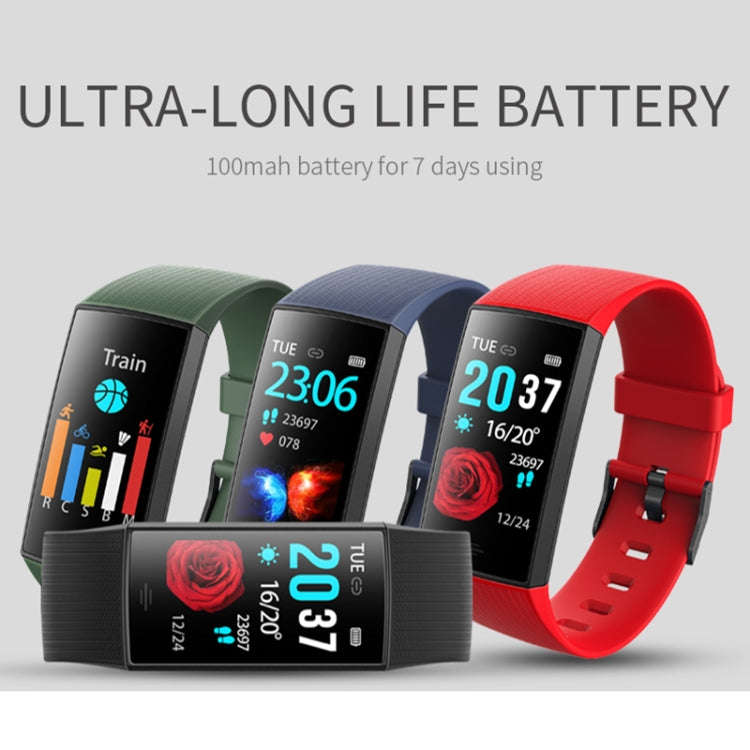 CY11 1.14 inches IPS Color Screen Smart Bracelet IP67 Waterproof, Support Step Counting / Call Re...