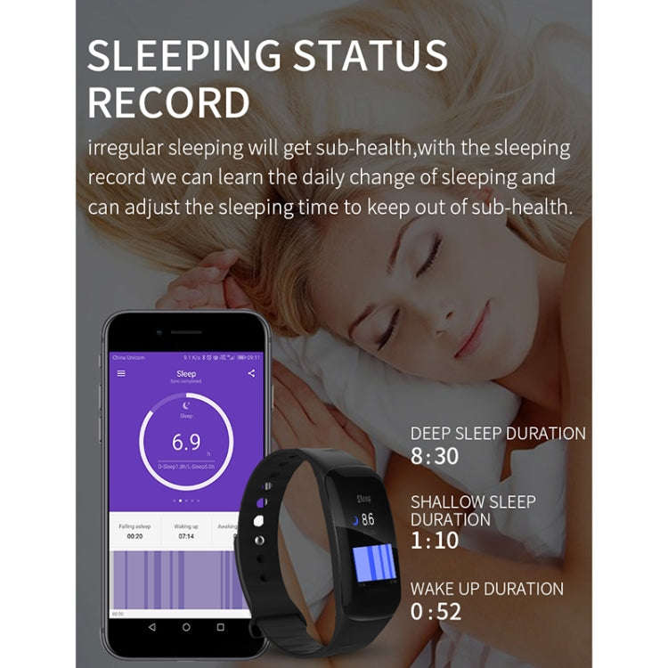 H29 1.14 inches IPS Color Screen Smart Bracelet IP67 Waterproof, Support Step Counting / Call Rem...