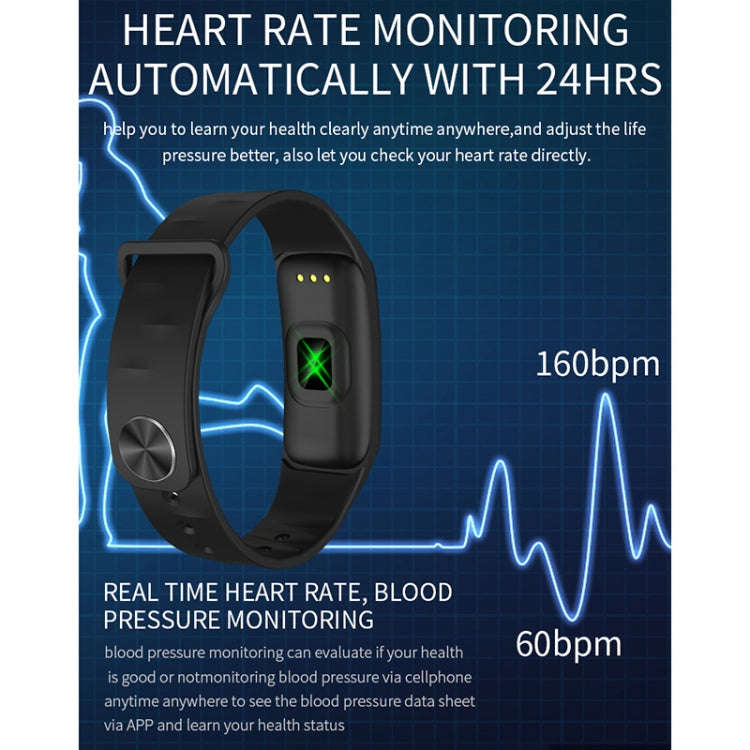 H29 1.14 inches IPS Color Screen Smart Bracelet IP67 Waterproof, Support Step Counting / Call Rem...