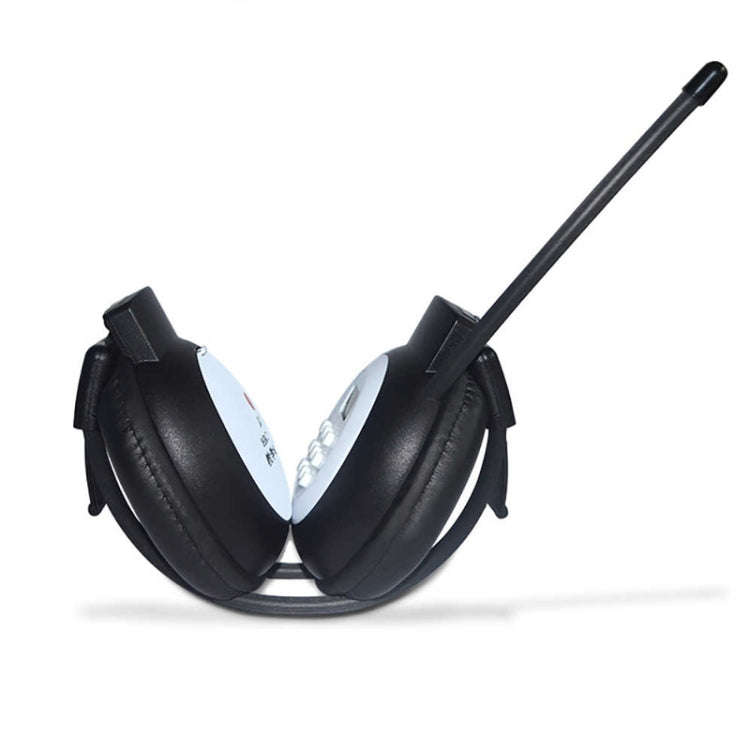 HRD-308S Portable FM Campus Radio Receiver Headset(Black)