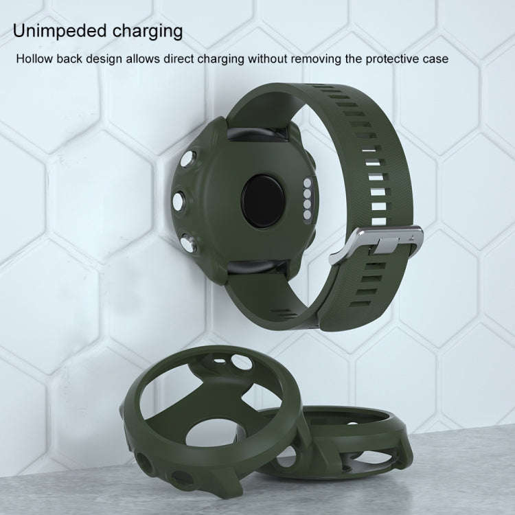 TPU Protective Case for Garmin Forerunner 645(Army Green)