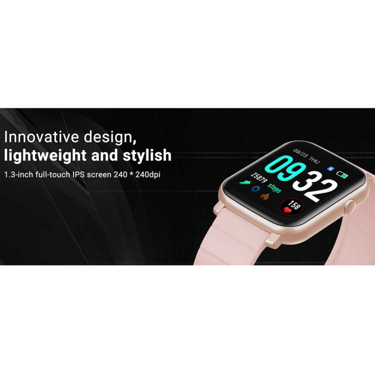 SMA-F1 1.3 inch TFT Full Touch Screen IP68 Waterproof Smart Sports Watch, Support Dynamic Heart R...