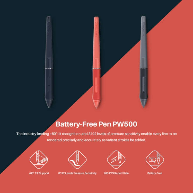 HUION HS611 5080 LPI Touch Strip Art Drawing Tablet for Fun, with Battery-free Pen & Pen Holder (...