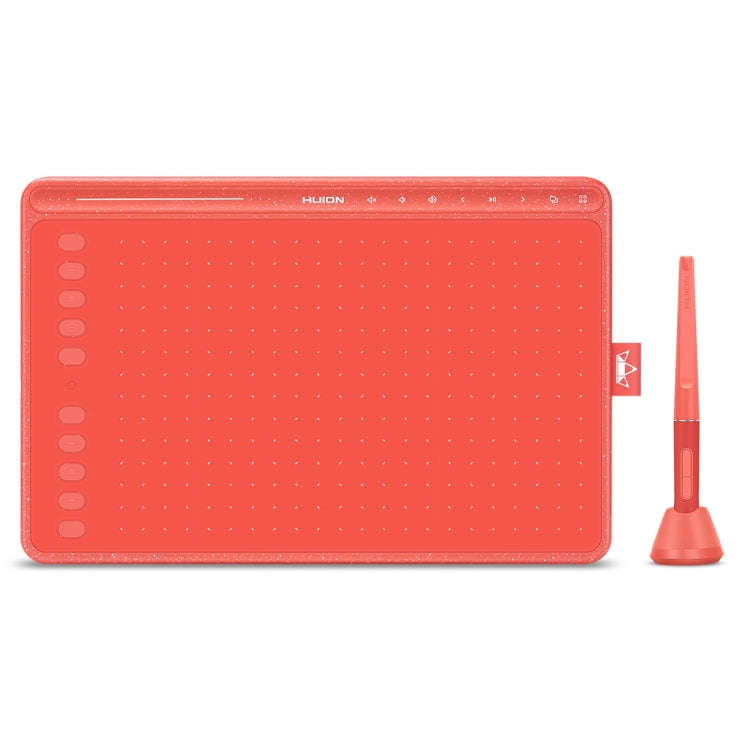 HUION HS611 5080 LPI Touch Strip Art Drawing Tablet for Fun, with Battery-free Pen & Pen Holder (...