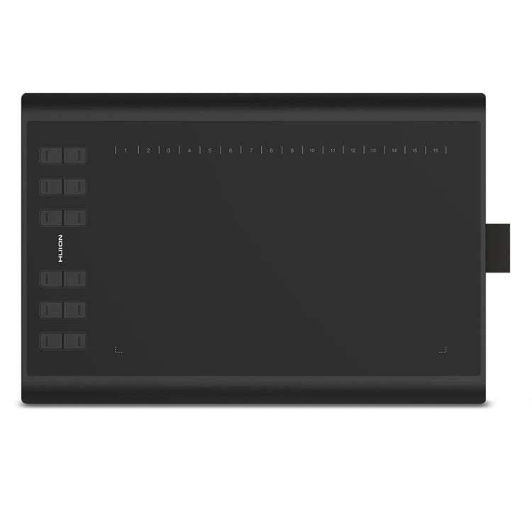 HUION Inspiroy H1060P 5080 LPI 12 Press Keys Art Drawing Tablet for Fun, with Battery-free Pen & ...