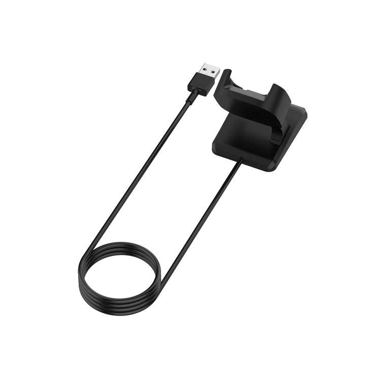 Smartwatch Replacement USB Charger Charging Dock Adapter for Fitbit Versa 2, Cable Length: 1m(Black)